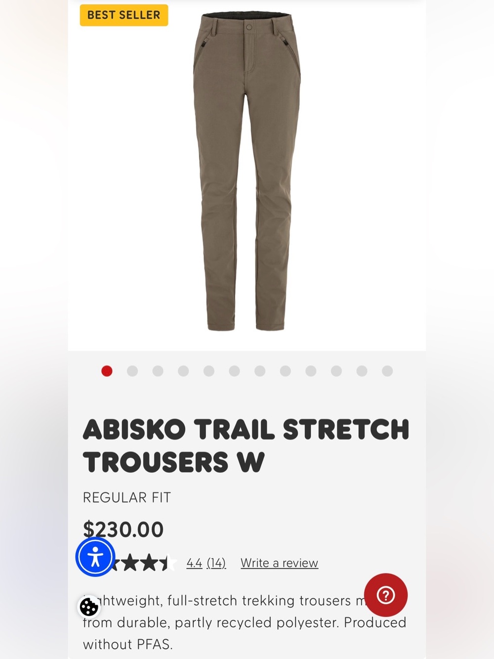 Abisko trail trousers